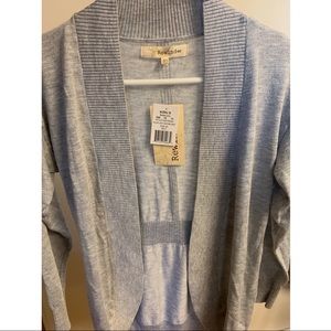 NWT! Gray Open Front Cardigan!